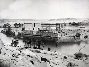 Philae, ca. 1860-80 door Antonio Beato
